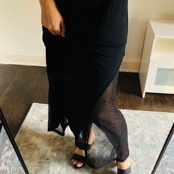 Maxi Dress with Mesh Detailing - Picture 8 of 8